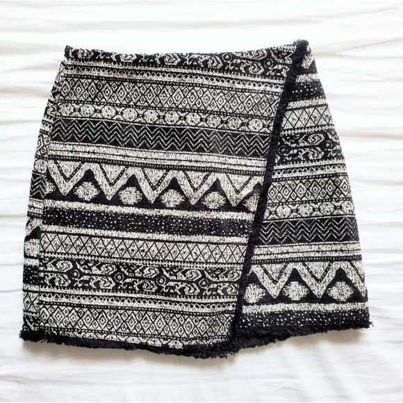 H&M Faux Wrap Skirt Size 4 - Picture 1 of 5